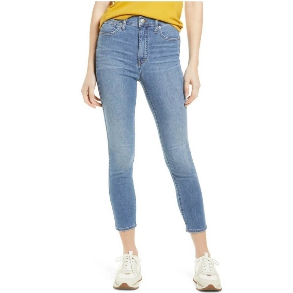 Madewell 10" High Rise Skinny Crop Jeans 5 Pocket Denim MD621 Women's Size 29